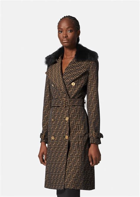 giacca pelle versace donna|Trench, giacche e giacche di pelle da donna .